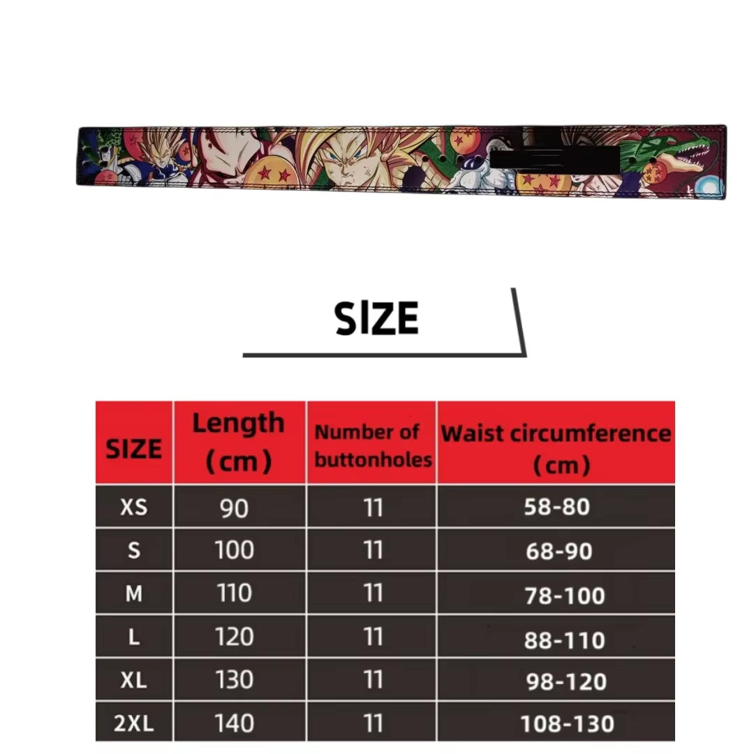 Anime Weight Lifting Belt Real Leather Weightlifting Lever Belt Thickness 10MM for Men Women Powerlifting Gym Strength Training